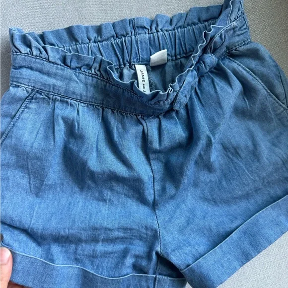 Janie and Jack denim shorts, 12-18 months, new, never worn.